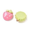 Opaque Resin Cabochons RESI-F072-03-2