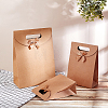 Kraft Paper Gift Bags with Ribbon Bowknot Design CARB-PH0002-06-7