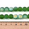 Frosted Transparent Glass Beads Strands LS-GLAA-T032-T10mm-MBB07-4