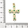 Brass Pave Cubic Zirconia Pendants CU-CBAE7DF-11G-B-4