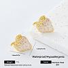 304 Stainless Steel Enamel Stud Earrings for Women GP7417-4-1