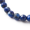 Natural Mixed Gemstone Stretch Charm Bracelets Sets BJEW-JB06252-6