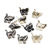 Natural Black Lip Shell Pendants X-SSHEL-H068-05-1