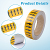 PVC Directional Arrow Tape for Pipe AJEW-WH20020-641A-6