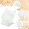 4Pcs Clear Acrylic Slant Back Single Bracelet Bangle Display Stands AC-FS5191-01A-3