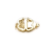 Brass Rhinestone Box Clasps KK-WH0045-05G-2