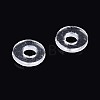 200Pcs Transparent PVC Insulating Gaskets PVC-T006-2.5mm-01-2