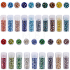 95g 19 colors 11/0 Two Cut Round Hole Glass Seed Beads SEED-SC0001-24-1