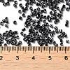 Electroplate Glass Seed Beads SEED-S042-01B-18-4