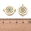 304 Stainless Steel Enamel Connector Charms STAS-Q111-11G-3