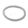 304 Stainless Steel Stretch Bangles for Women BJEW-P315-02G-P-4