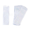 50Pcs Rectangle Glitter Holographic Plastic Yin-yang Zip Top Gift Bags OPP-TADJ0001-07A-1