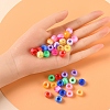 224Pcs 9 Style Acrylic European Beads MACR-YW0001-69-6