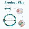 Handmade Polymer Clay Heishi Surfer Stretch Bracelets Set BJEW-SW00099-04-7