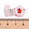Painted Imitation Jade Glass Beads GL-CBA4370-07-4