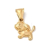 Animal Theme 304 Stainless Steel Pendants STAS-B167-27C-G-1