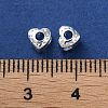 Valentine's Day Brass Micro Pave Cubic Zirconia Beads KK-P256-10S-02-3