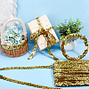 Polyester with Paillette Lace Trim Ribbon OCOR-WH0101-90E-5