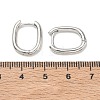 Brass Hoop Earrings for Women KK-CBA760A-09P-5