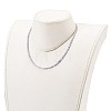 Natural Tanzanite Beaded Necklaces NJEW-JN03315-04-5