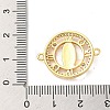 Religion Brass Pave Clear Cubic Zirconia Connector Charms FIND-Z041-13A-3