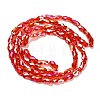 Electroplate Glass Beads Strands EGLA-P066-01A-AB09-2