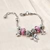 Alloy Enamel European Beads Charm Bracelets BJEW-F495-22P-4