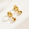 Elegant and Versatile 201 Stainless Steel Hoop Earrings WR7294-2