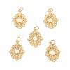 Eco-Friendly Brass Enamel Pendants KK-I698-06A-1