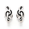 Tibetan Style Alloy European Beads PALLOY-T093-34AS-1