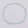 Bohemian Style Rainbow Beaded Handmade Fashion Women's Bracelet QD2599-14-1