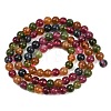 Natural Green Jade Imitation Tourmaline Beads Strands G-B046-08D-4mm-3