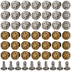 12 Bags 2 Colors Zinc Alloy Decorative Rivets FIND-FG0005-52B-1