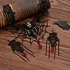 Alloy & Acrylic & PVC Lace Pendant Necklaces & Dangle Earrings FS-WGF8B70-02-3