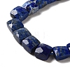 Natural Lapis Lazuli Beads Strands G-C109-A17-02-4