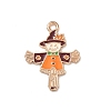 Thanksgiving Day Alloy Enamel Pendants ENAM-I077-01KCG-05-1