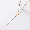 Vintage Resin Rosary Bead Necklaces TM3459-3-1