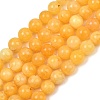 Natural Dyed White Jade Beads Strands GG-CBAEB22-B01-8mm-12-2
