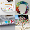 21 Strands 21 Colors Transparent Electroplate Glass Beads Strands GLAA-TA0004-23-8