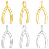 20Pcs 2 Colors Brass Pendants KK-BBC0027-81-7