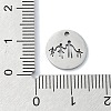 Non-Tarnish 304 Stainless Steel Charms STAS-C097-35P-3