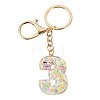 Number 3 Transparent Resin Keychains KEYC-TADJ0001-10C-1