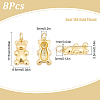 Rack Plating Brass Pendants KK-SC0003-23-2