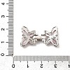 Brass Micro Pave Cubic Zirconia Fold Over Clasps KK-C075-35P-3