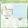 5Pcs 925 Sterling Silver Charms STER-BBC0009-44C-2