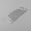 Rectangle OPP Cellophane Bags with Hanging Hole OPP-WH0011-03B-2