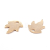 201 Stainless Steel Charms STAS-C017-10G-2
