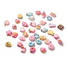 Opaque Resin Snack Adhesive Back Cartoon Stickers RESI-K019-53-1