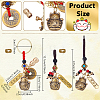 Brass Keychains AJEW-JOY0002-005-2