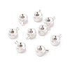 925 Sterling Silver Crimp Beads STER-D035-01S-1
